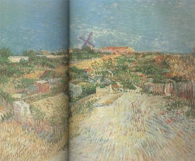 Vincent Van Gogh Vegetable Gardens in Montmartre:La Butte Montmartre (nn04)